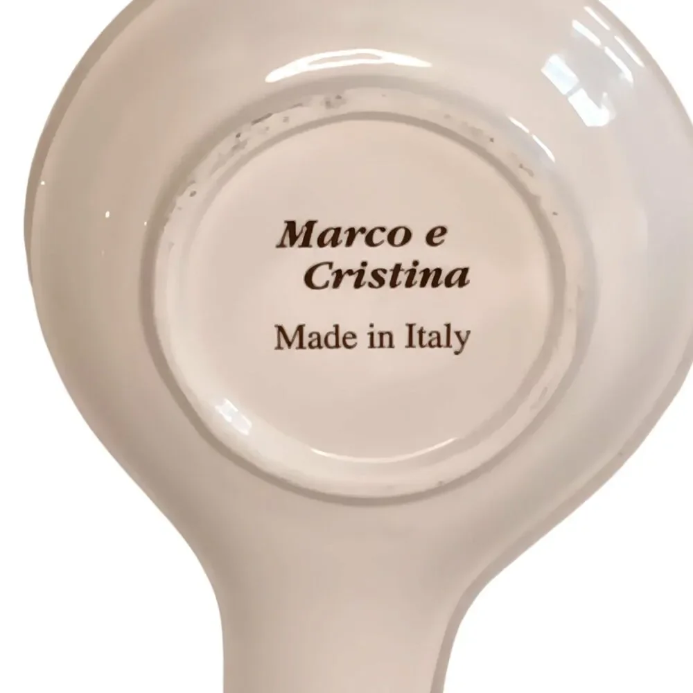 Santa Claus Spoon Rest - Made in Italy By Marco e Cristina - Christmas Holiday